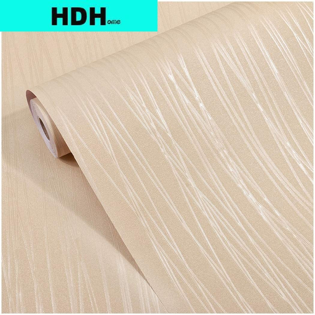 Papel de Parede Adesivo Vinílico Texturizado - Cor Sólida Lavável e Removível (45cm)