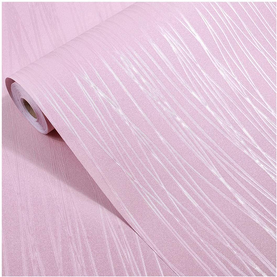 Papel de Parede Adesivo Vinílico Texturizado - Cor Sólida Lavável e Removível (45cm)