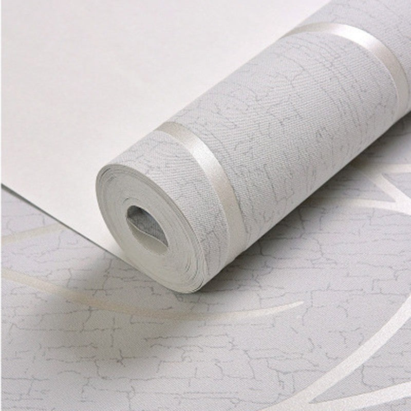 Papel de Parede Minimalista em TNT (53cm) - Estilo Moderno para Sala e Quarto (Requer Cola)