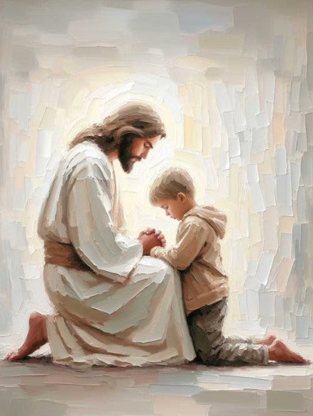 Religião cristã fé sagrado jesus andando na água arte cartaz impressão Jesus