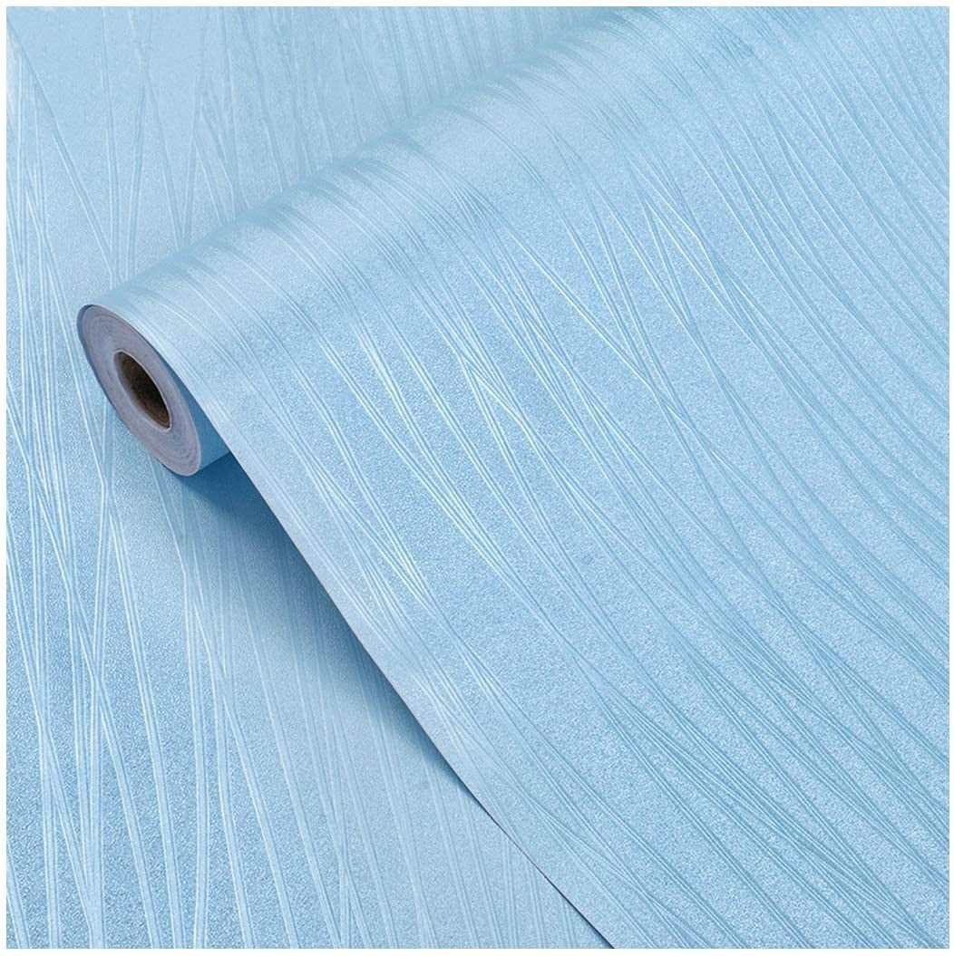 Papel de Parede Adesivo Vinílico Texturizado - Cor Sólida Lavável e Removível (45cm)