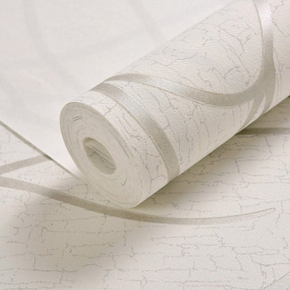 Papel de Parede Minimalista em TNT (53cm) - Estilo Moderno para Sala e Quarto (Requer Cola)