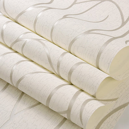 Papel de Parede Minimalista em TNT (53cm) - Estilo Moderno para Sala e Quarto (Requer Cola)